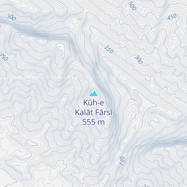 Map of Kūh-e Kalāt Fārsī