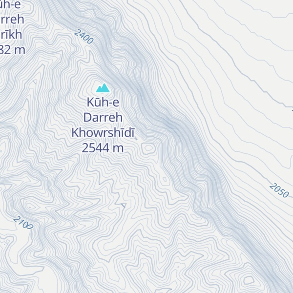 Map of Kūh-e Darreh Ḩasan