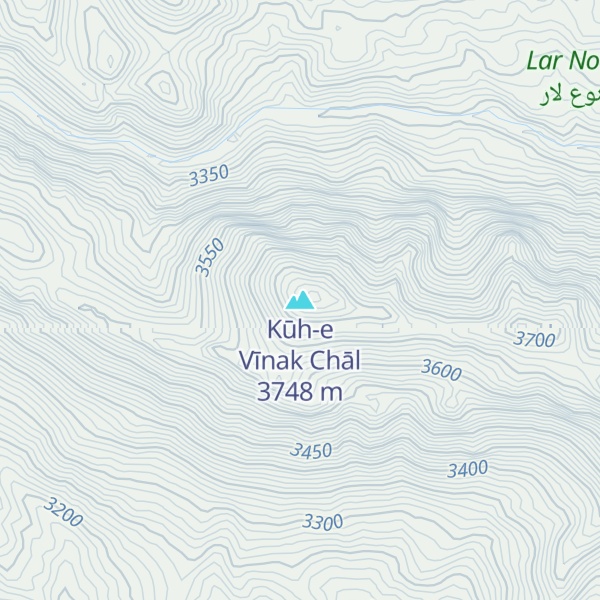 Map of Kūh-e Vīnak Chāl