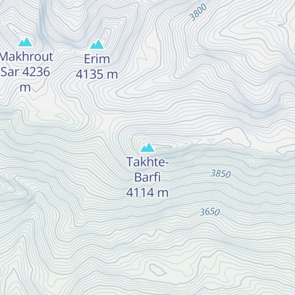 Map of Takhte-Barfi