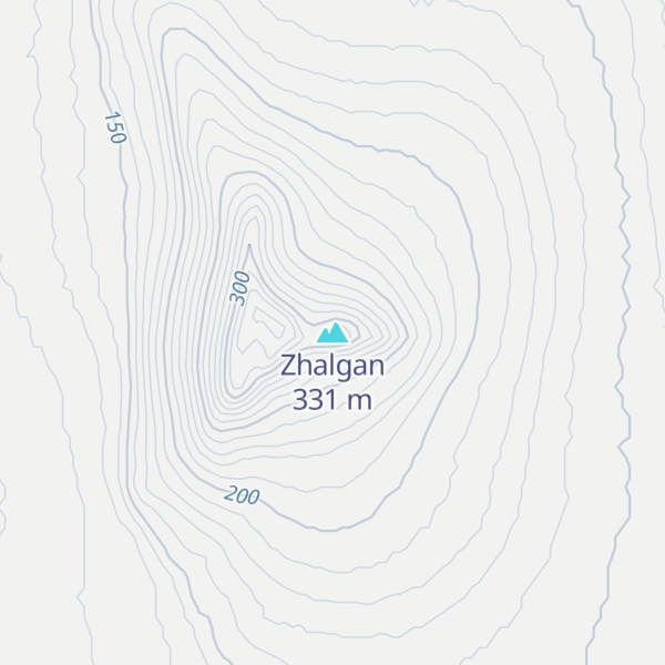 Map of Zhalgan