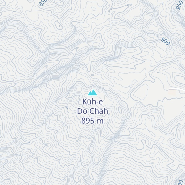 Map of Kūh-e Do Chāh