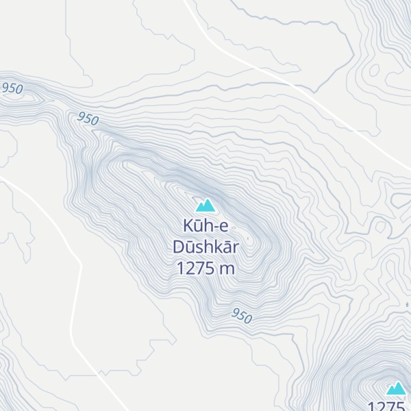 Map of Kūh-e Dūshkār