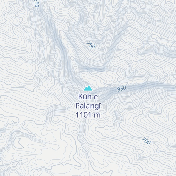 Map of Kūh-e Palangī