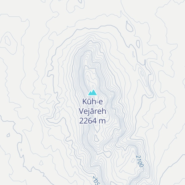 Map of Kūh-e Vejāreh