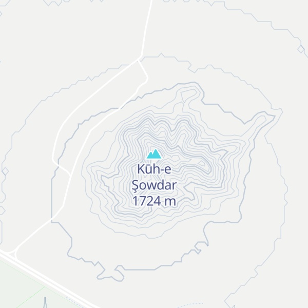 Map of Kūh-e Şowdar