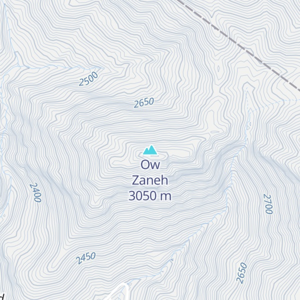 Map of Ow Zaneh