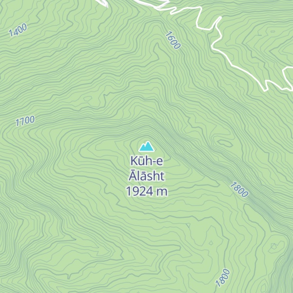 Map of Kūh-e Ālāsht