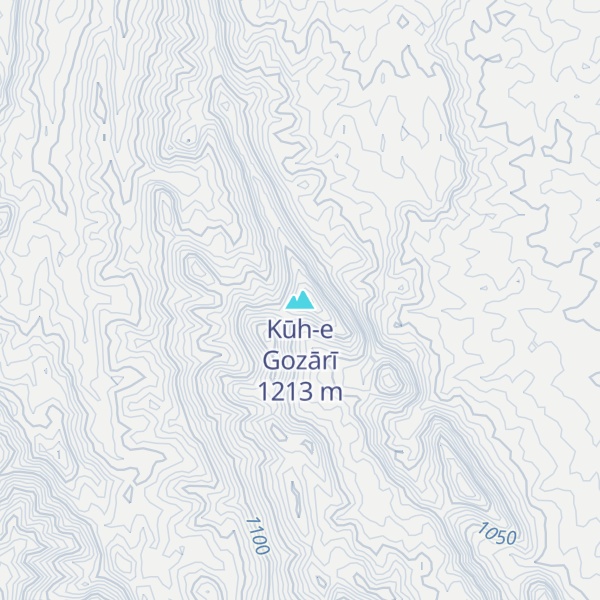 Map of Kūh-e Gozārī