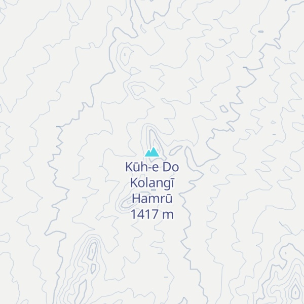 Map of Kūh-e Do Kolangī Hamrū