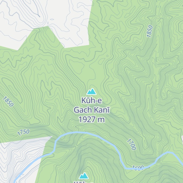 Map of Kūh-e Gach Kanī