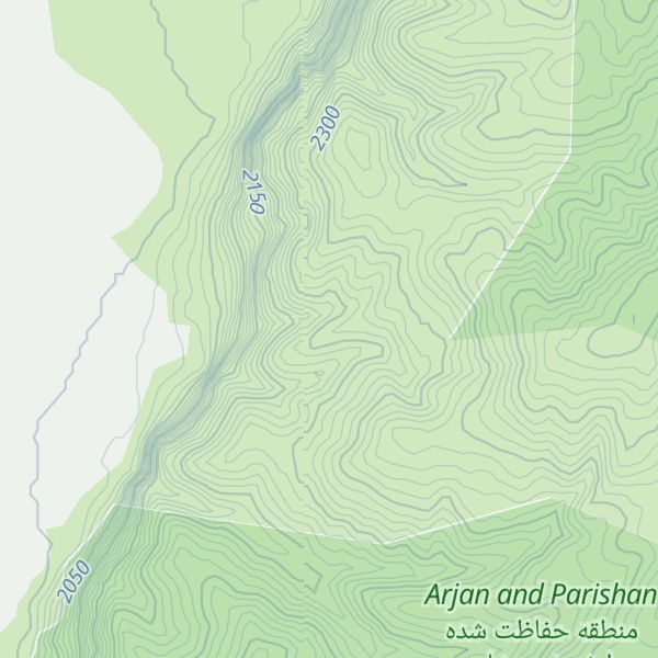 Map of Kūh-e Dīvār Dasht-e Arzhan