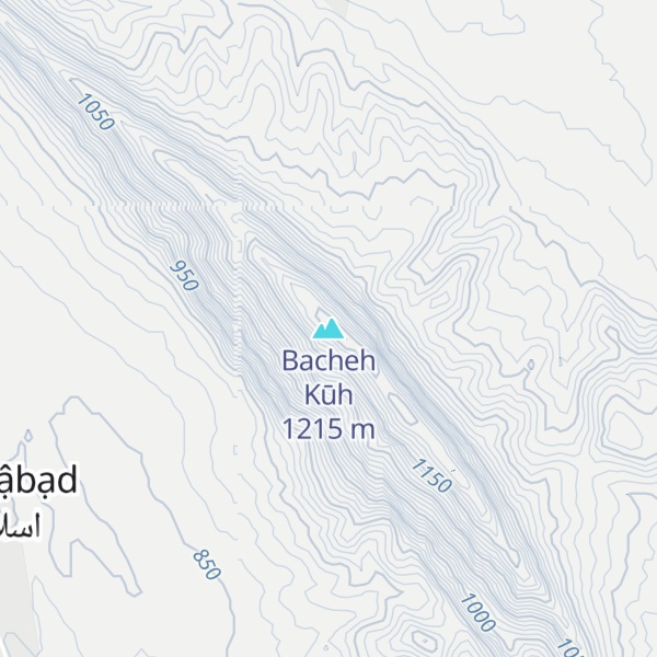 Map of Bacheh Kūh