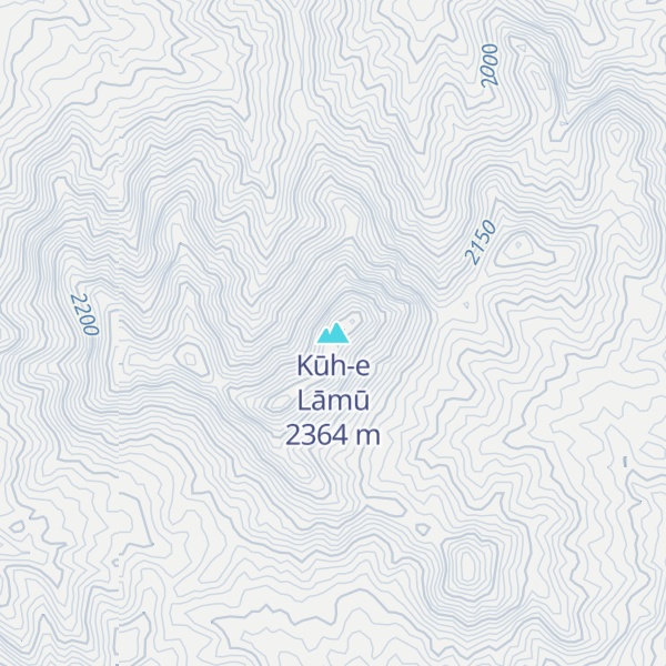 Map of Kūh-e Lāmū
