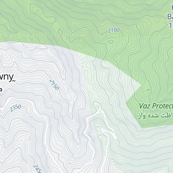 Map of Kūh-e Chaman Sarā