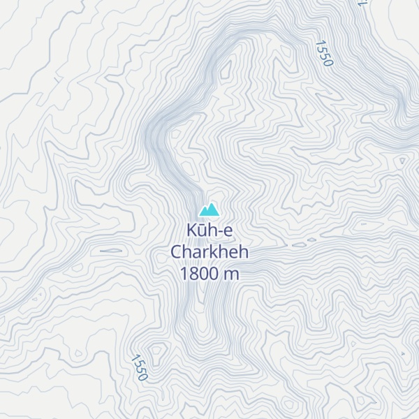 Map of Kūh-e Charkheh