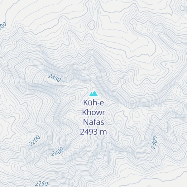 Map of Kūh-e Khowr Nafas