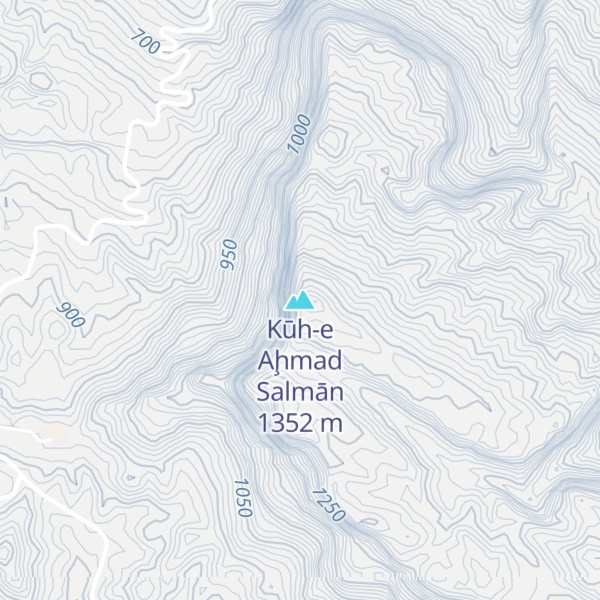 Map of Kūh-e Aḩmad Salmān