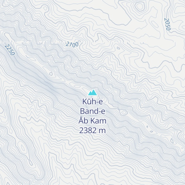 Map of Kūh-e Band-e Āb Kam