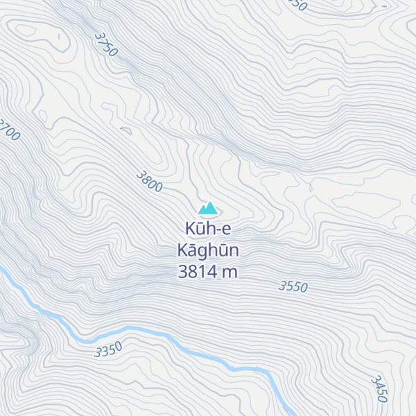 Map of Kūh-e Kāghūn