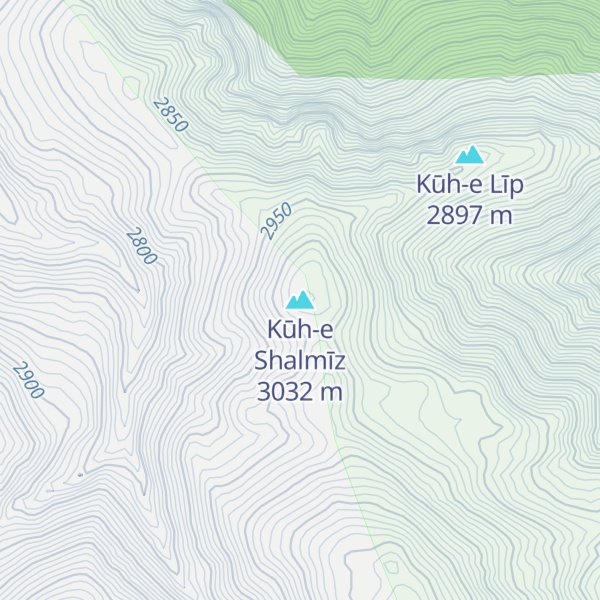 Map of Kūh-e Shalmīz