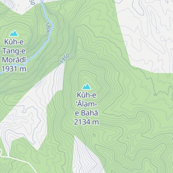 Map of Kūh-e ‘Ālam-e Bahā