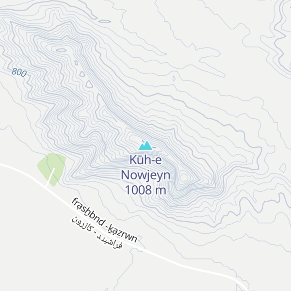 Map of Kūh-e Nowjeyn