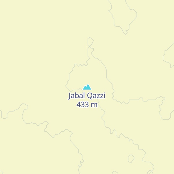 Map of Jabal Qazzi