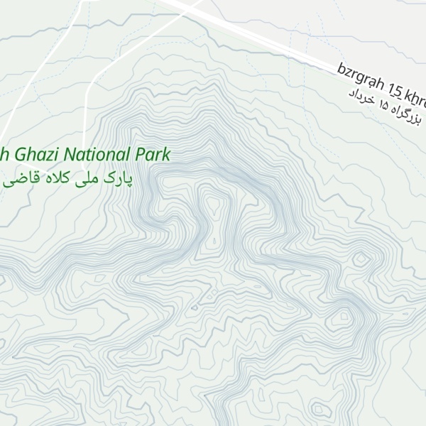 Map of Kūh-e Qārneh