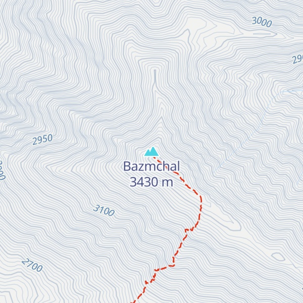 Map of Bazmchal