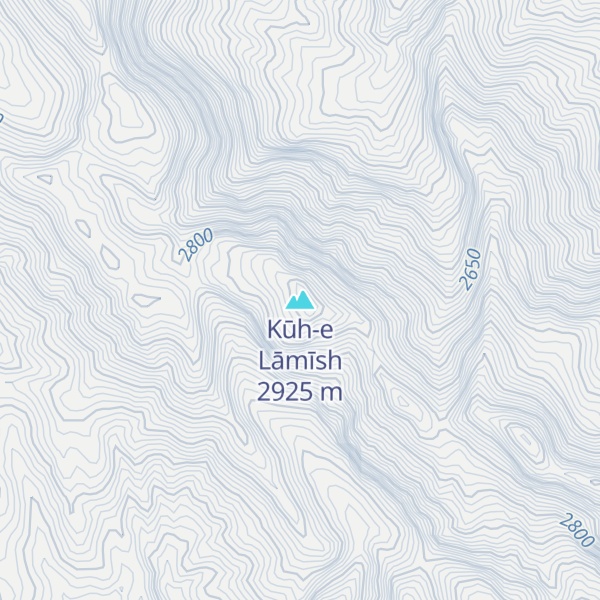 Map of Kūh-e Lāmīsh