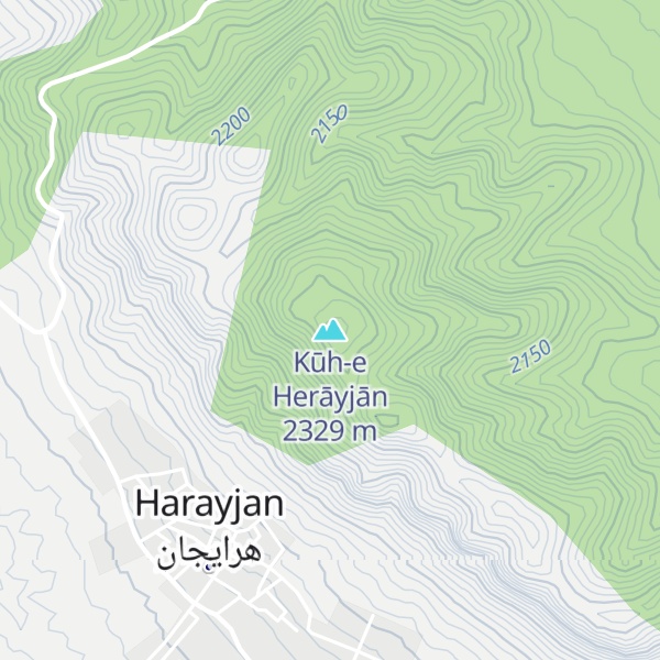 Map of Kūh-e Herāyjān