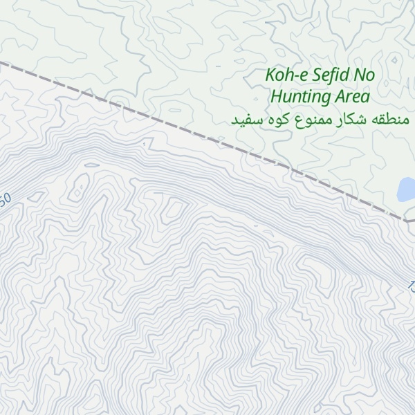 Map of Kūh-e Panbeh Zārak