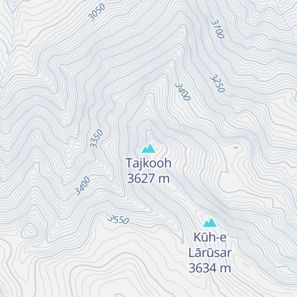 Map of Tajkooh