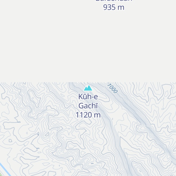 Map of Kūh-e Gachī