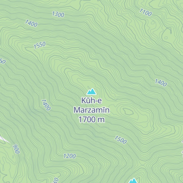 Map of Kūh-e Marzamīn
