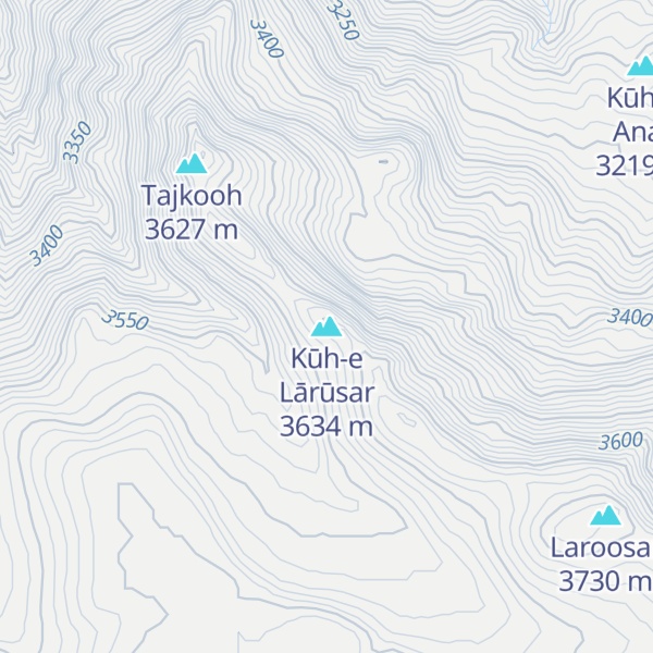 Map of Kūh-e Lārūsar