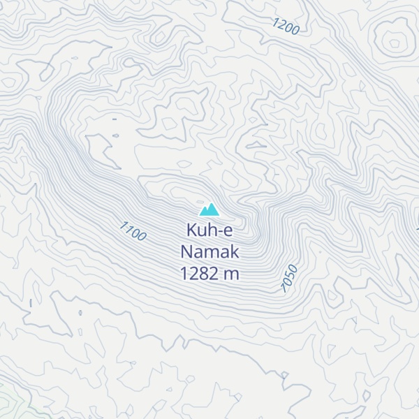 Map of Kuh-e Namak