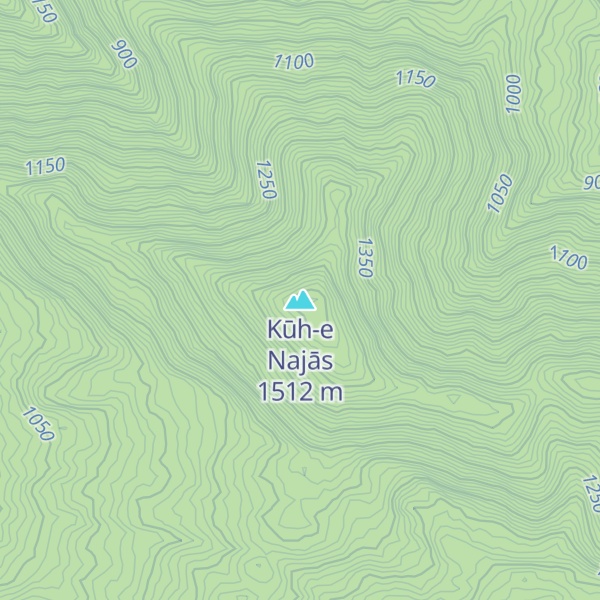Map of Kūh-e Najās