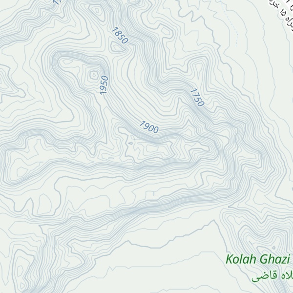 Map of Kūh-e Laqarbeh