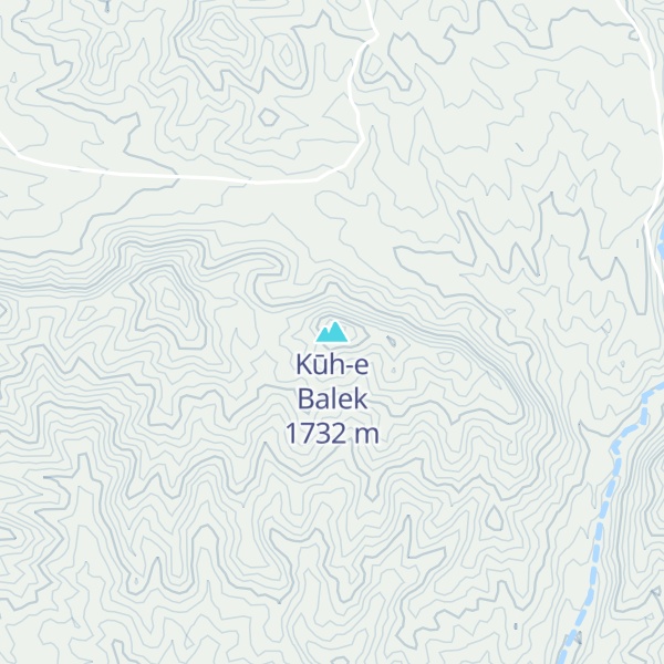 Map of Kūh-e Balek