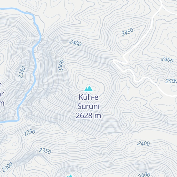 Map of Kūh-e Sūrūnī