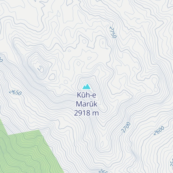 Map of Kūh-e Marūk