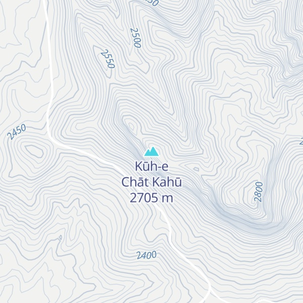 Map of Kūh-e Chāt Kahū