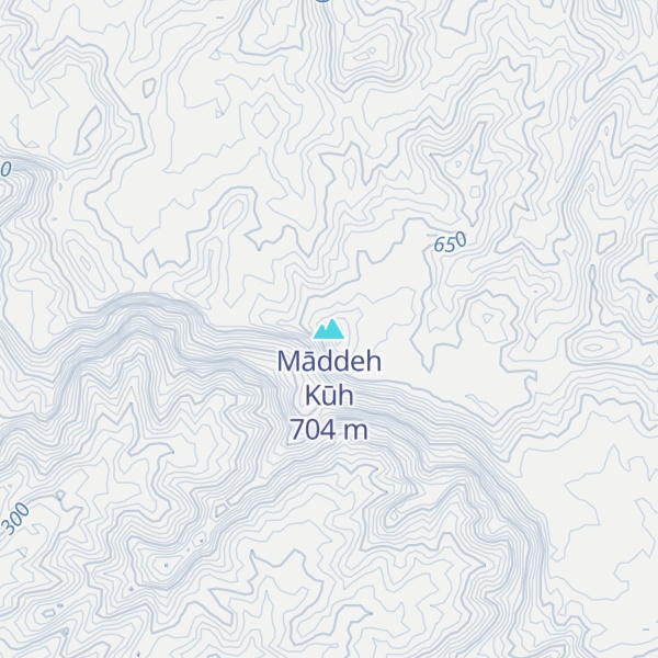 Map of Māddeh Kūh