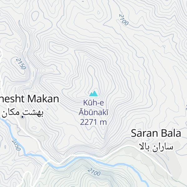 Map of Kūh-e Ābūnakī