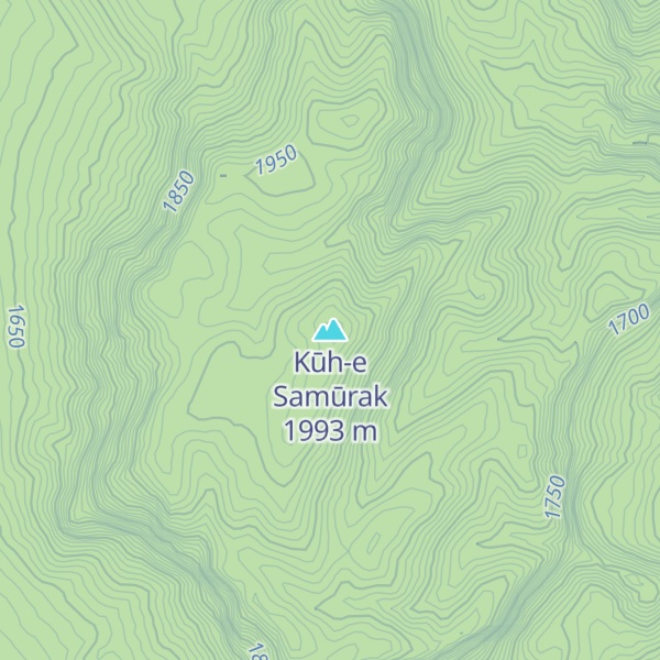 Map of Kūh-e Samūrak