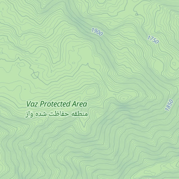 Map of Kūh-e Kāz̧em Shāh Naz̧ar
