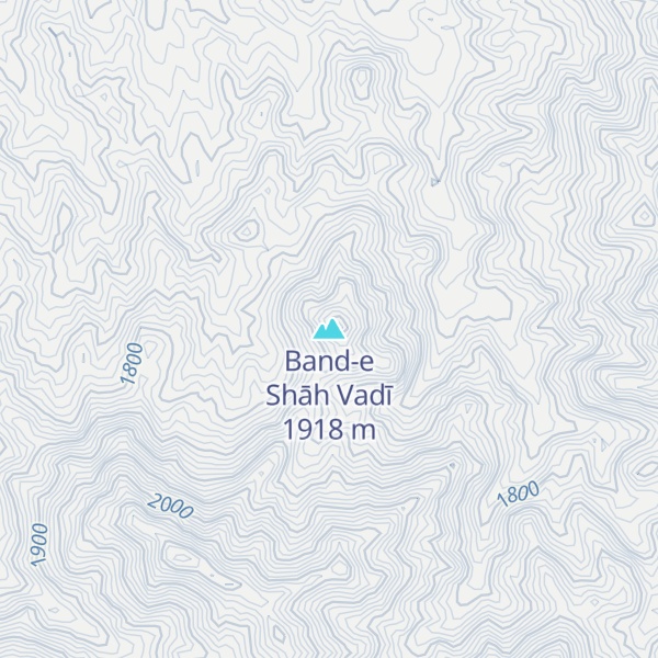 Map of Band-e Shāh Vadī