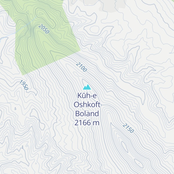 Map of Kūh-e Oshkoft Boland